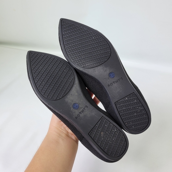 Rothy's Pointy Toe Flats Excellent Condition Sz 8 - Picture 6 of 13